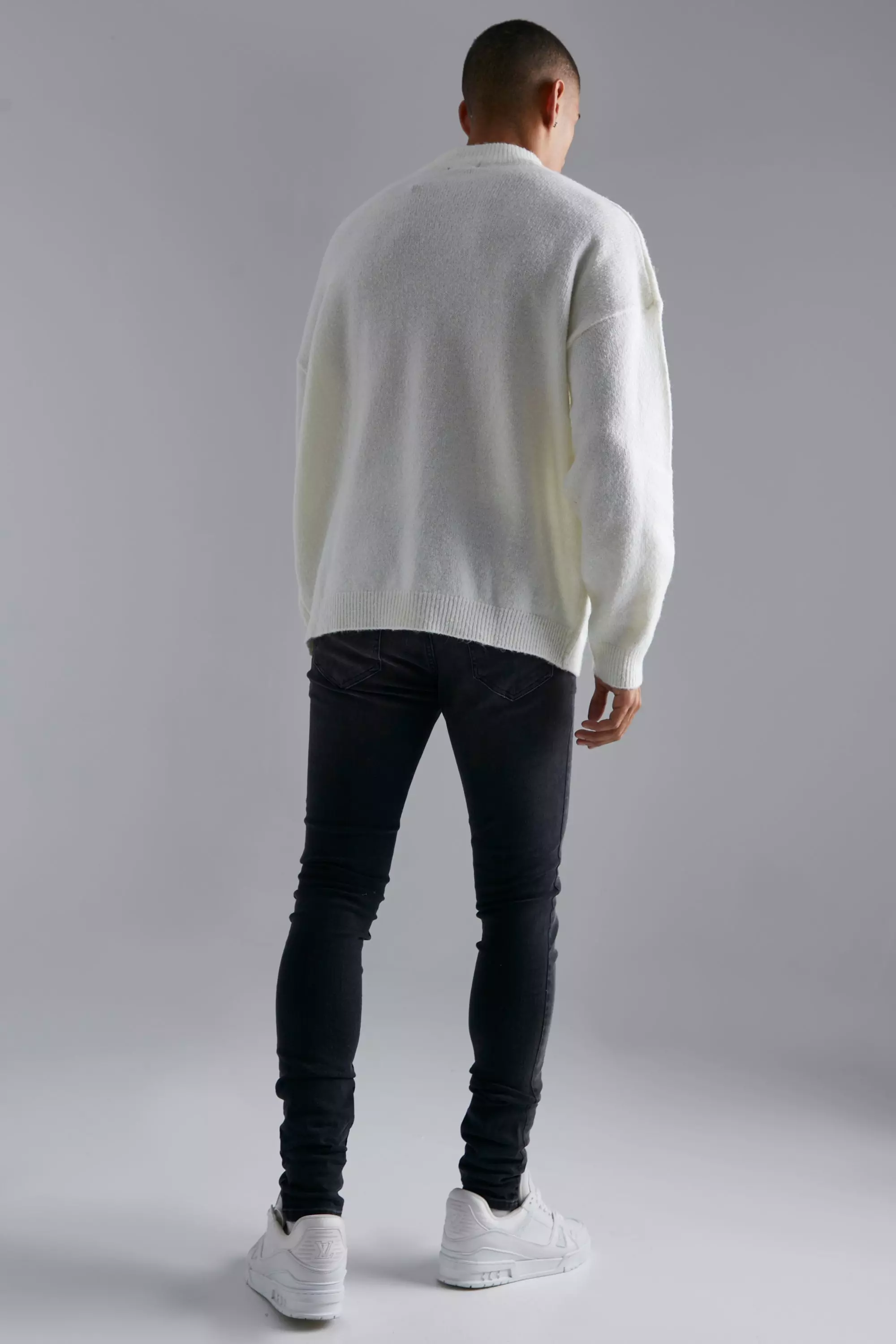 ボトムス MABLI Skinny Legs Sand Haze 2y Wide leg jeans with sandblasted effect blue denim sand